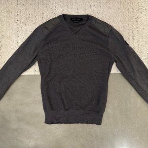 Canada Goose Mcleod V Neck Grey Sweater Size Small